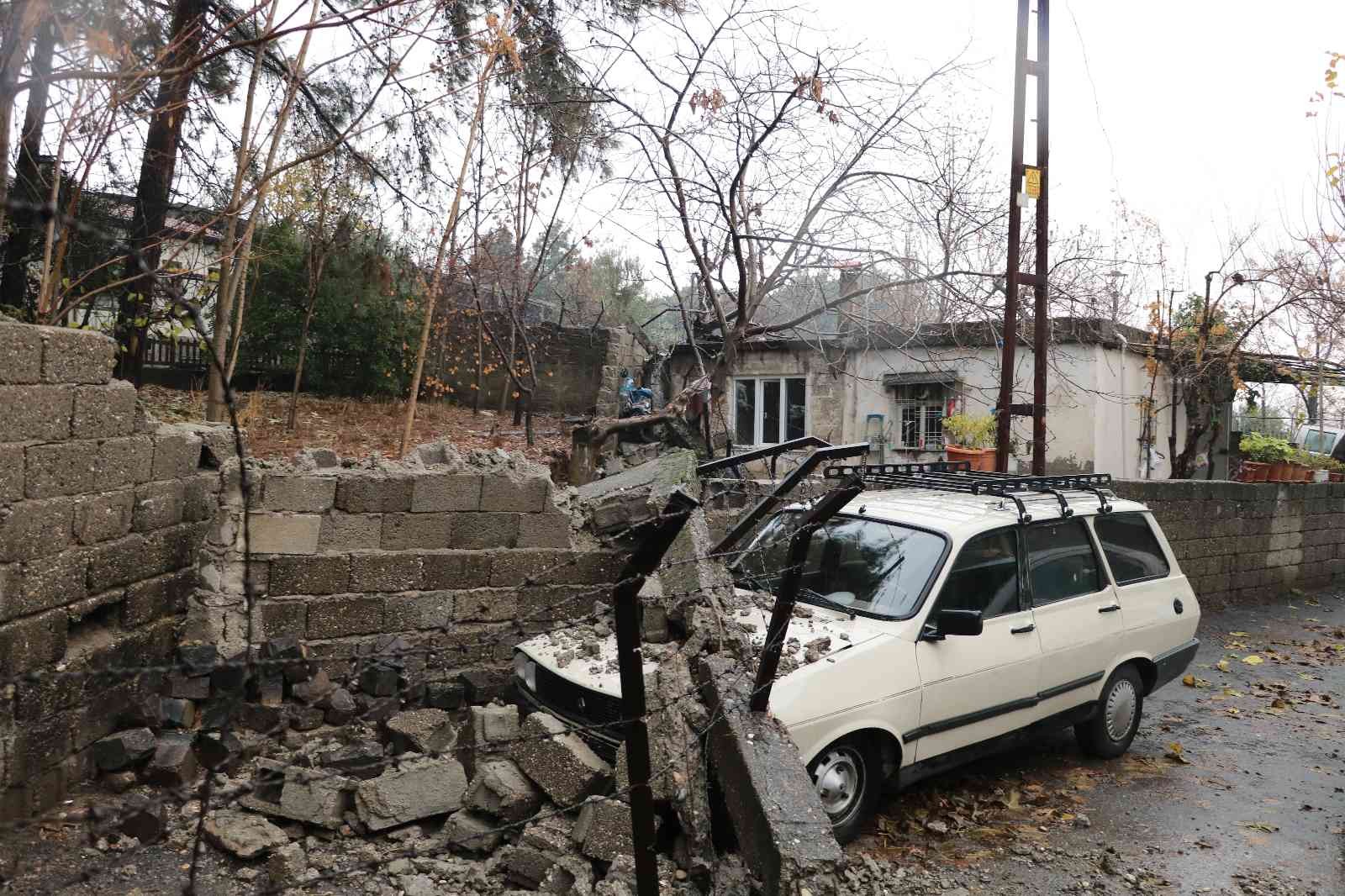 Orman Bölge Müdürlüğü’nün istinat duvarı devrildi #kahramanmaras