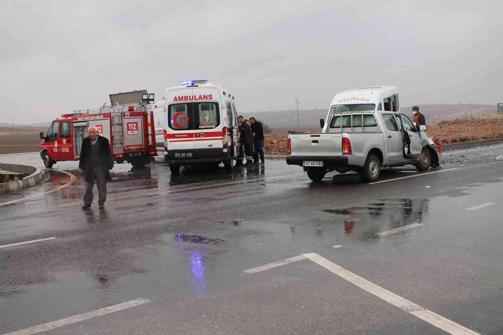 Midyat’ta trafik kazası: 9 yaralı