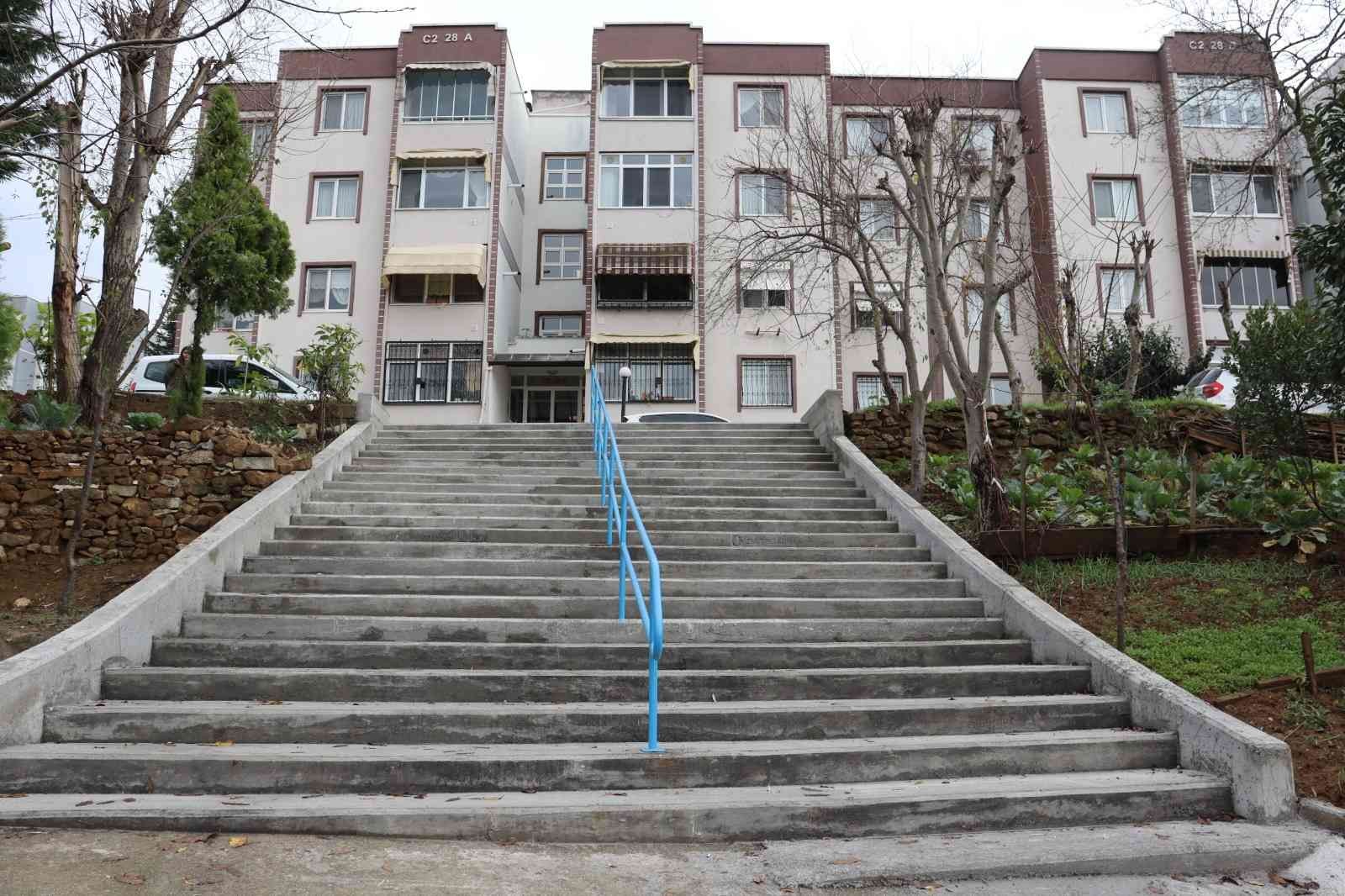 İzmit’te 3 ayrı mahalleye yeni merdiven #kocaeli