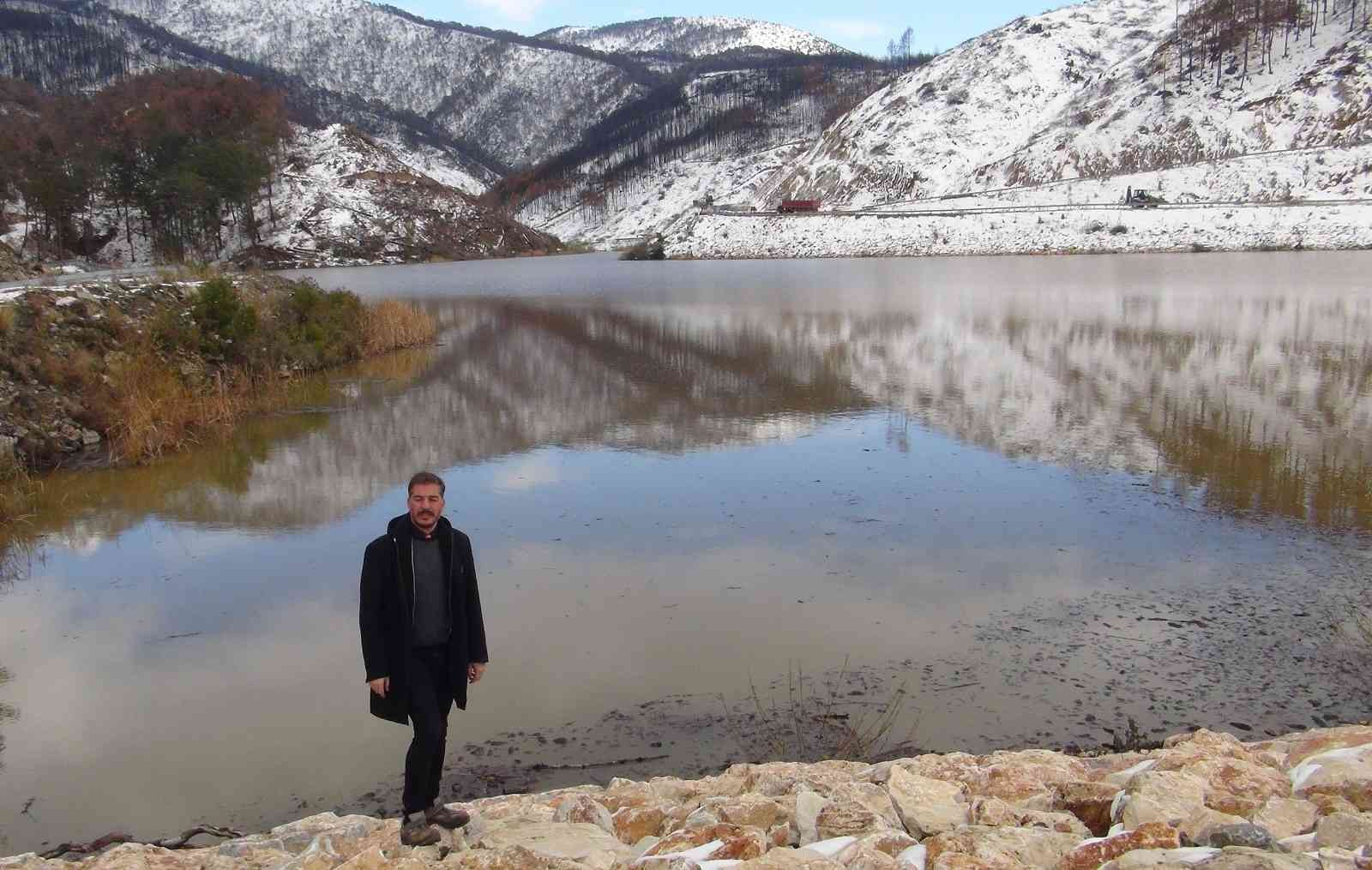 Kar yağışı göl ve akarsular için can suyu oldu #mugla