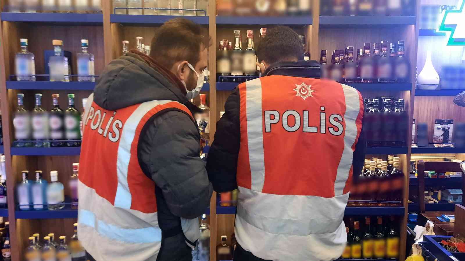 Beşiktaş’ta yılbaşı öncesi sahte içki denetimi #istanbul