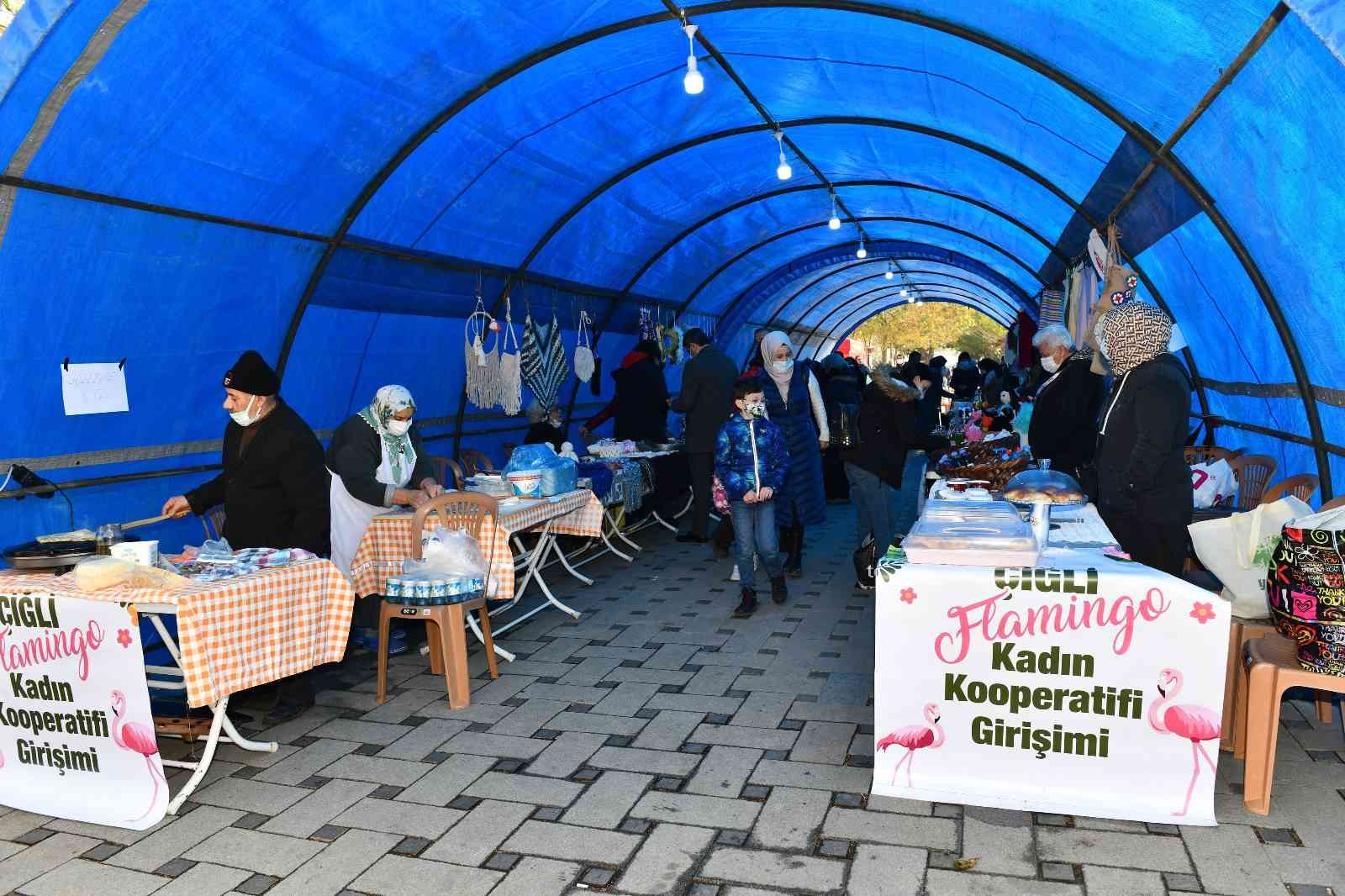 Çiğli’de Kadın Üretici Pazarı açıldı #izmir