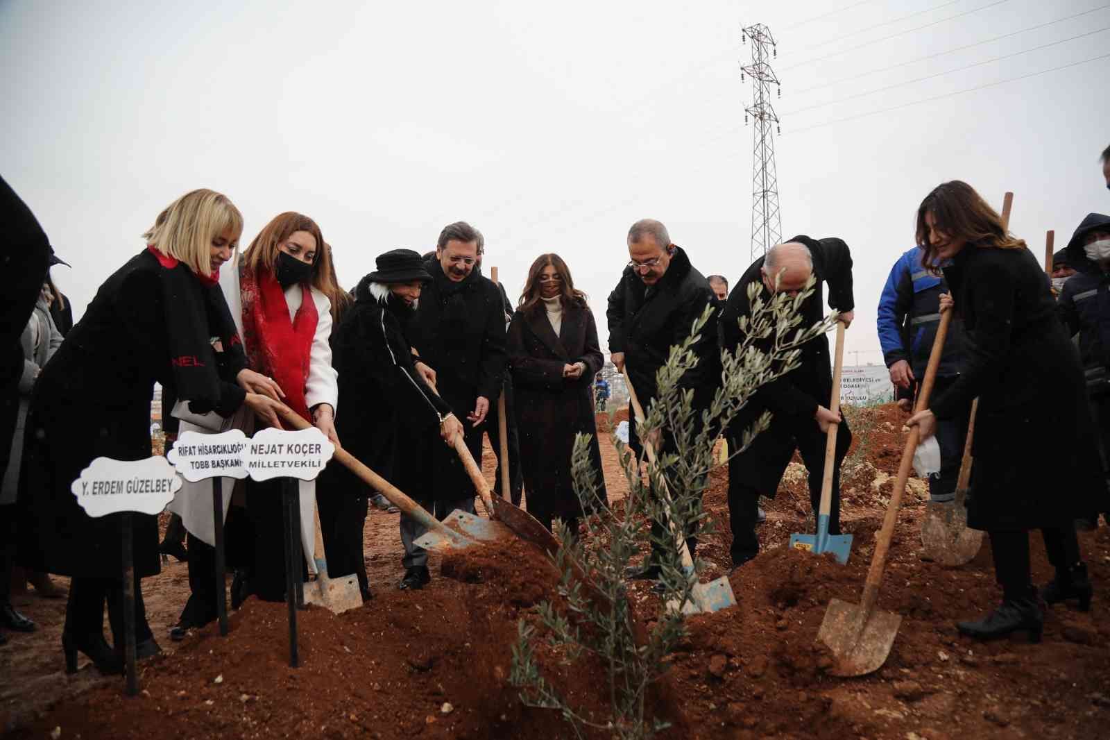 Gaziantep Büyükşehir iş birliğinde kente meyve ormanı kazandırıldı #gaziantep