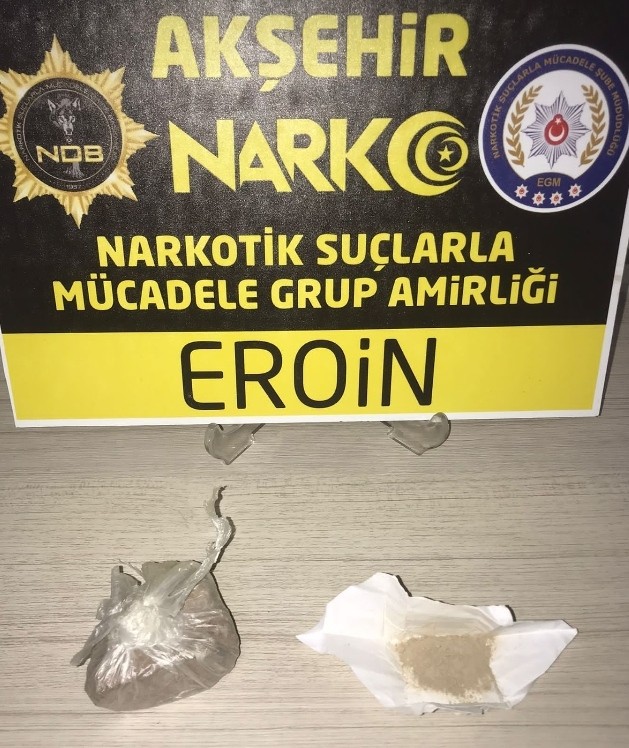 Konya’daki uyuşturucu operasyonunda 3 tutuklama #konya