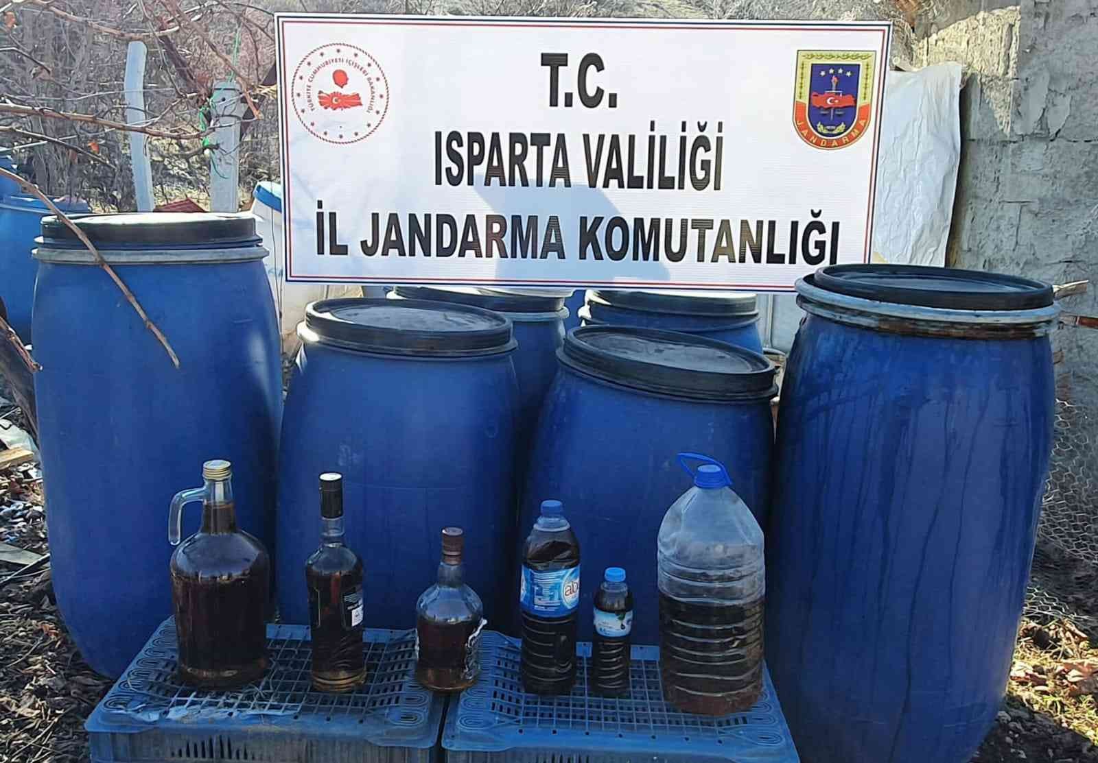 Isparta’da kaçak alkol operasyonu: 1 gözaltı #isparta