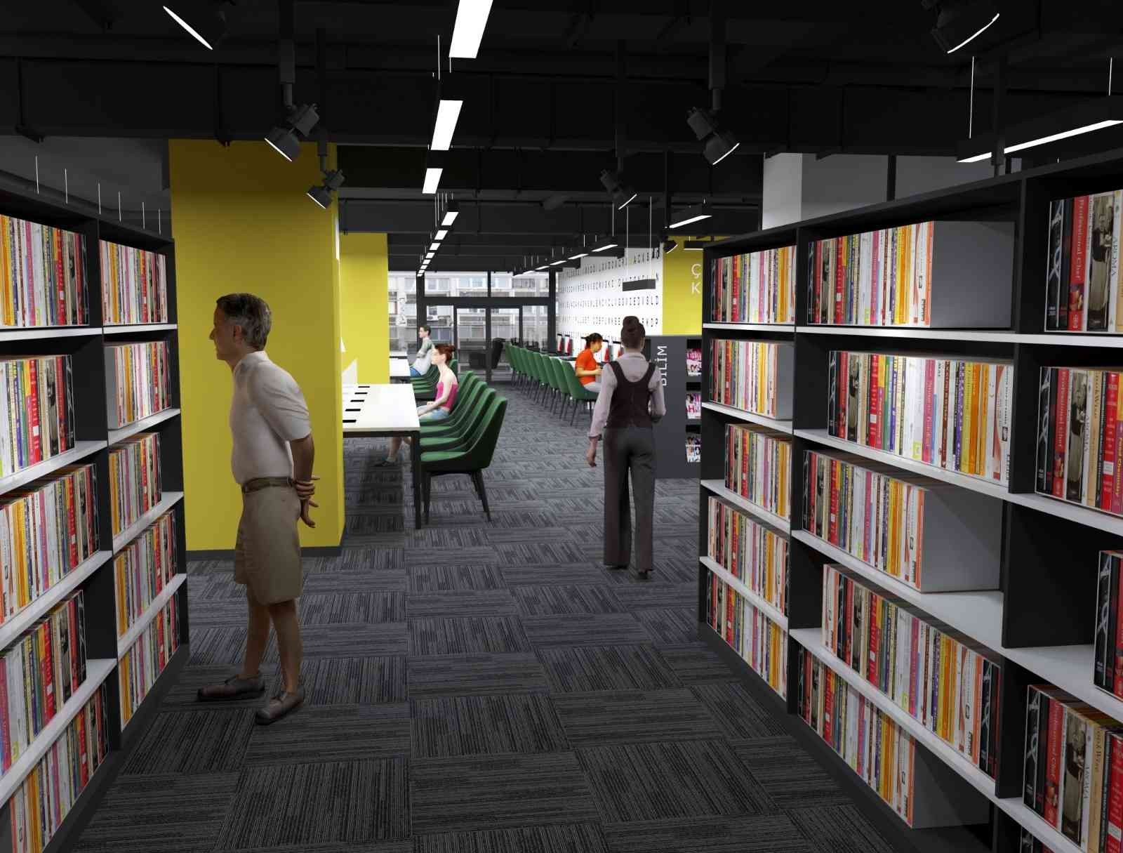 Belsa Plaza’ya yeni kütüphane #kocaeli