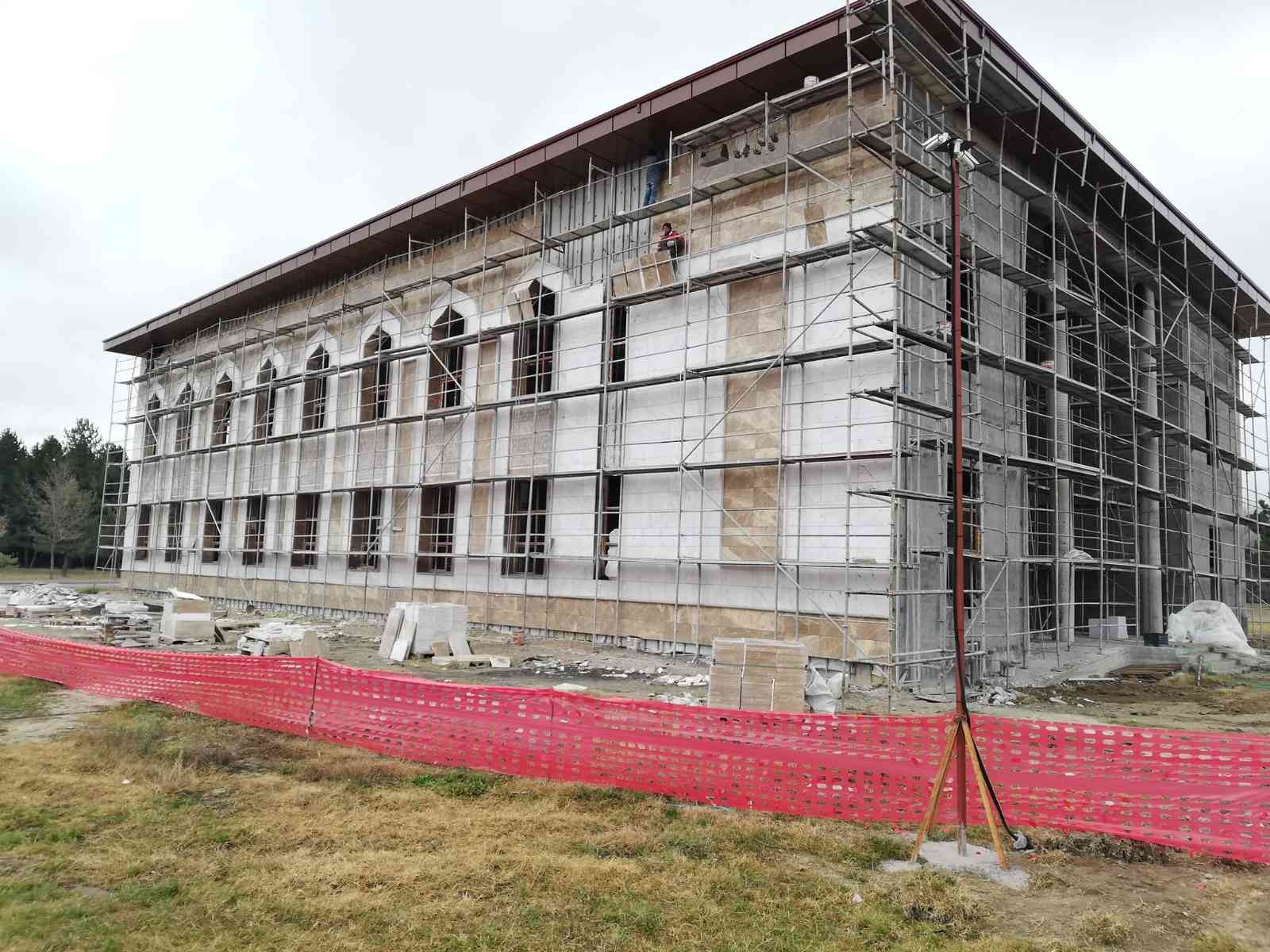 Kütahya’da Mehmetçik Camii inşaatı hızla devam ediyor #kutahya