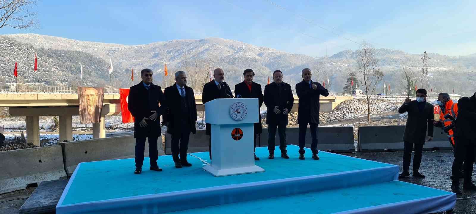 Ulaştırma Bakanı Karaismailoğlu Filyos 5 köprüsünü hizmete açtı #karabuk
