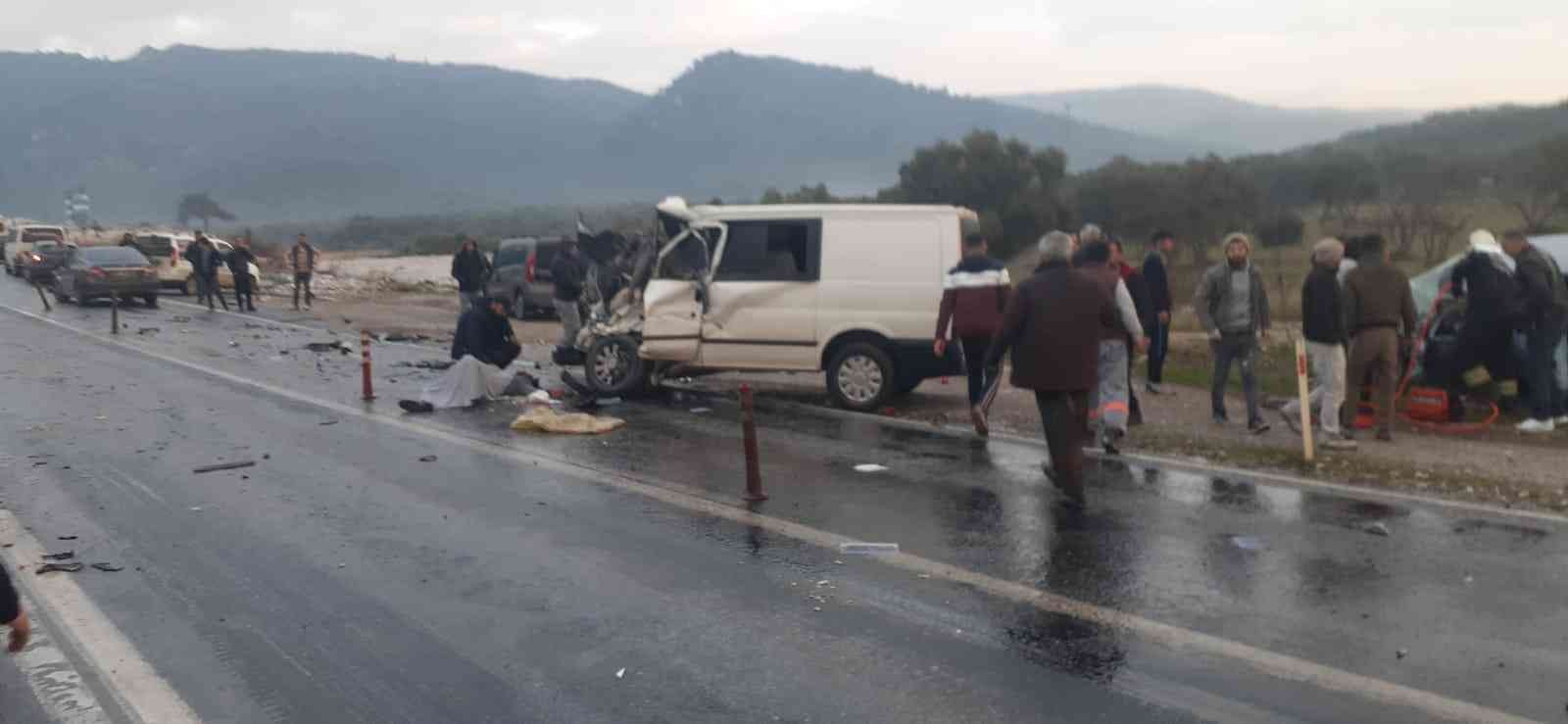 Aydın’da zincirleme trafik kazası: 1 ölü #aydin