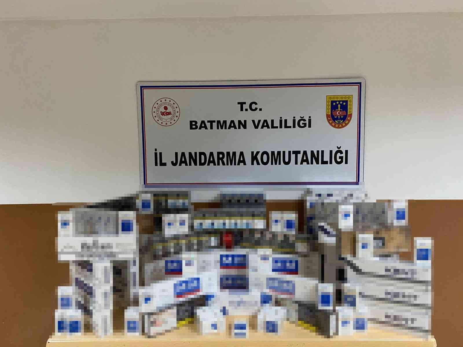 Batman’da bin 162 paket kaçak sigara ele geçirdi #batman