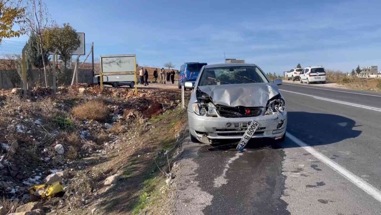 Şanlıurfa’da otomobiller çarpıştı: 2 yaralı #sanliurfa