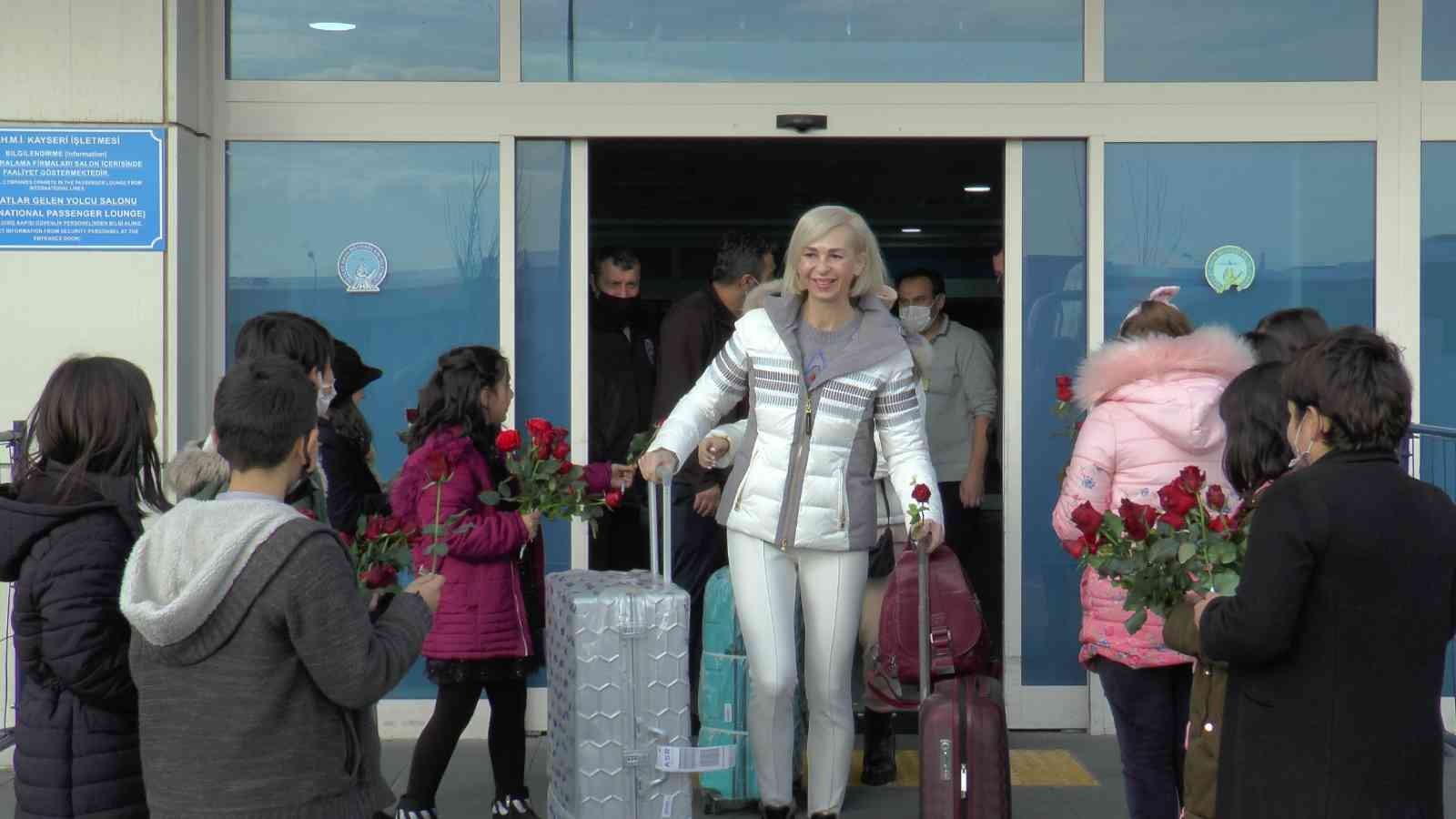 Erciyes’e ilk Ukraynalı turist kafilesi geldi #kayseri