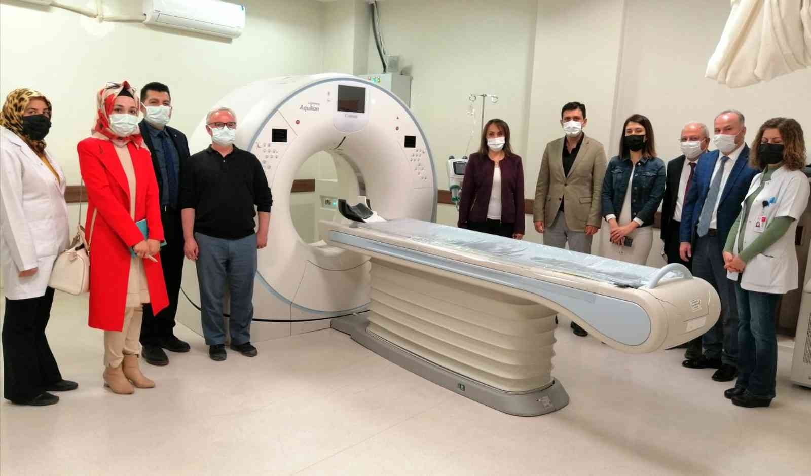 Tavas Devlet Hastanesi’nde bilgisayarlı tomografi cihazı yenilendi #denizli