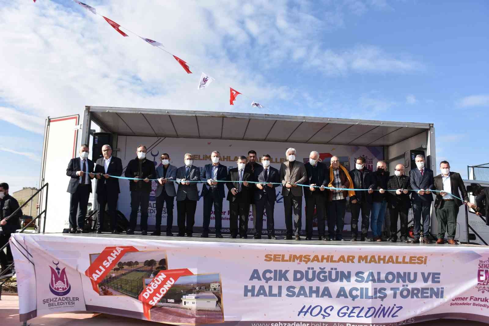 Şehzadeler Belediyesi’nden Selimşahlar’a 1 milyonluk tesis #manisa