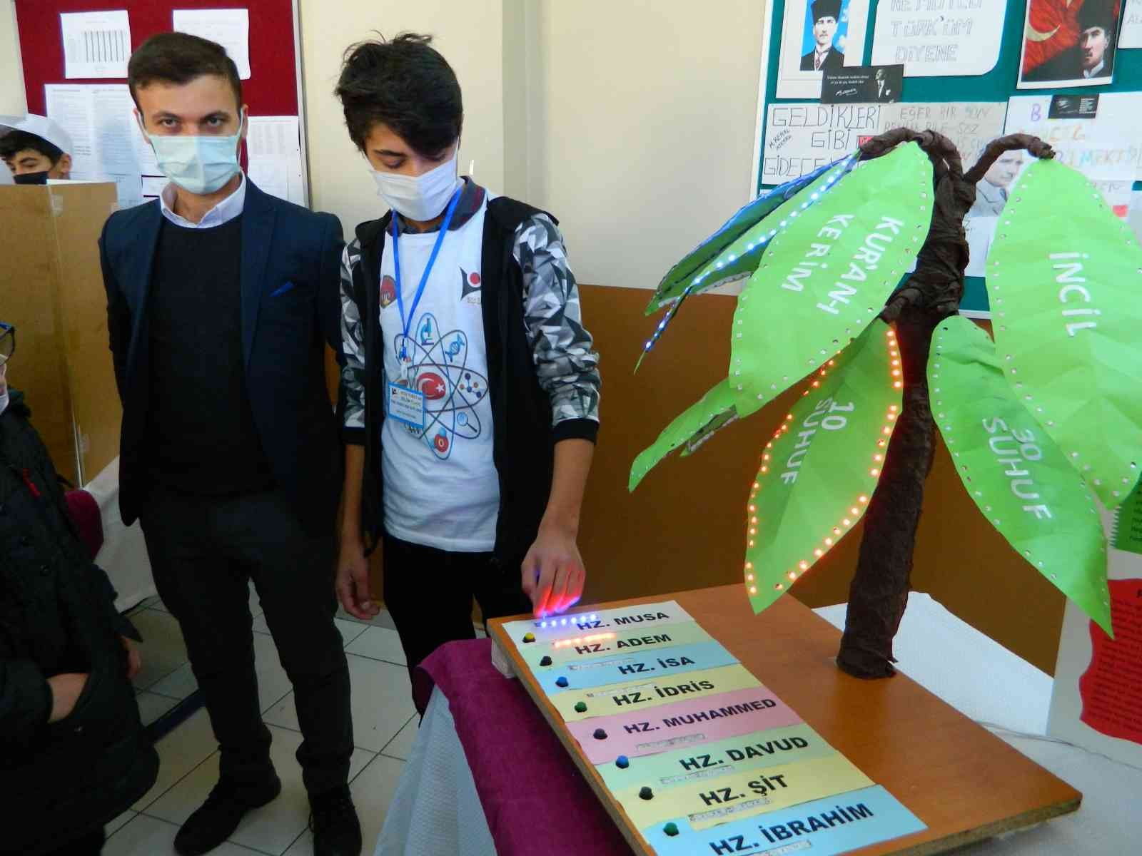 Posof Aşık Sabit Müdami Anadolu İmam Hatip Lisesi’nde bilim fuarı açıldı #ardahan