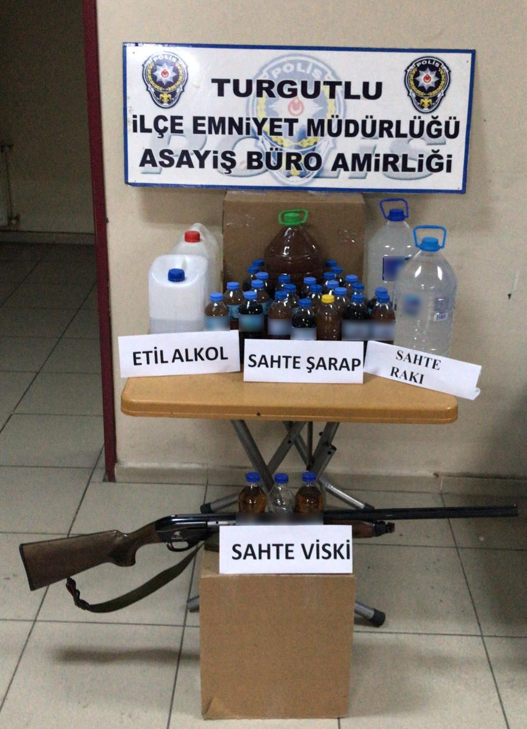Turgutlu’da sahte alkol operasyonu: 6 gözaltı #manisa