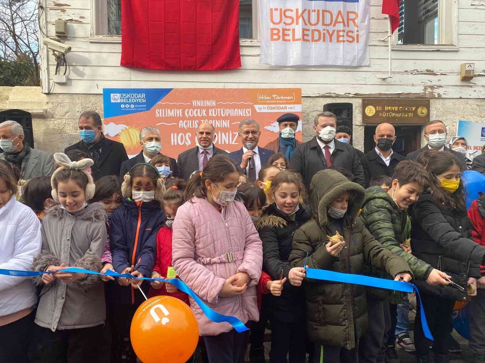 Selimiye Çocuk Kütüphanesi yeni yüzüyle hizmete açıldı #istanbul