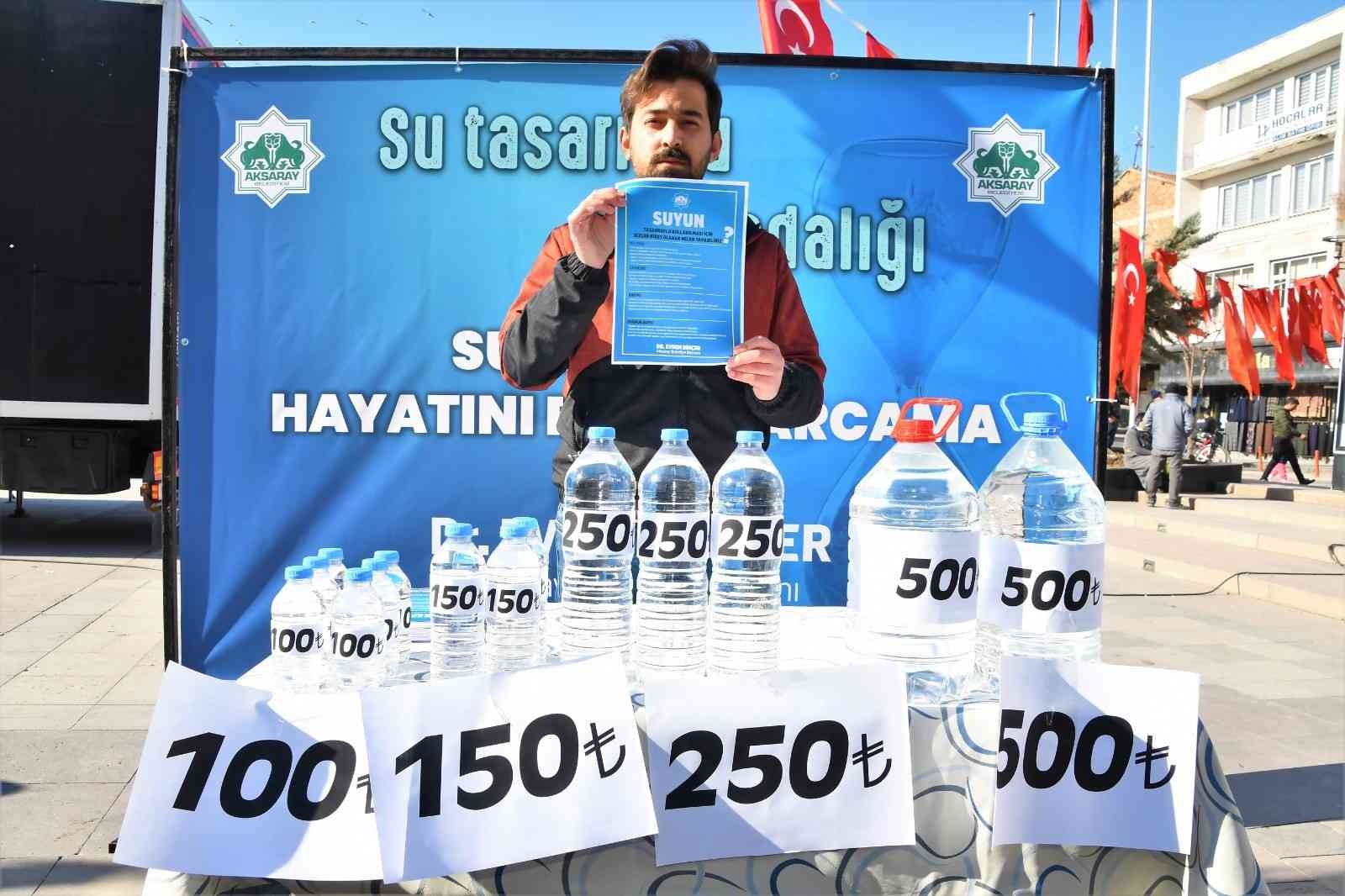 Kuraklık vurdu, 5 litrelik su 500 TL’den satışa çıktı #aksaray