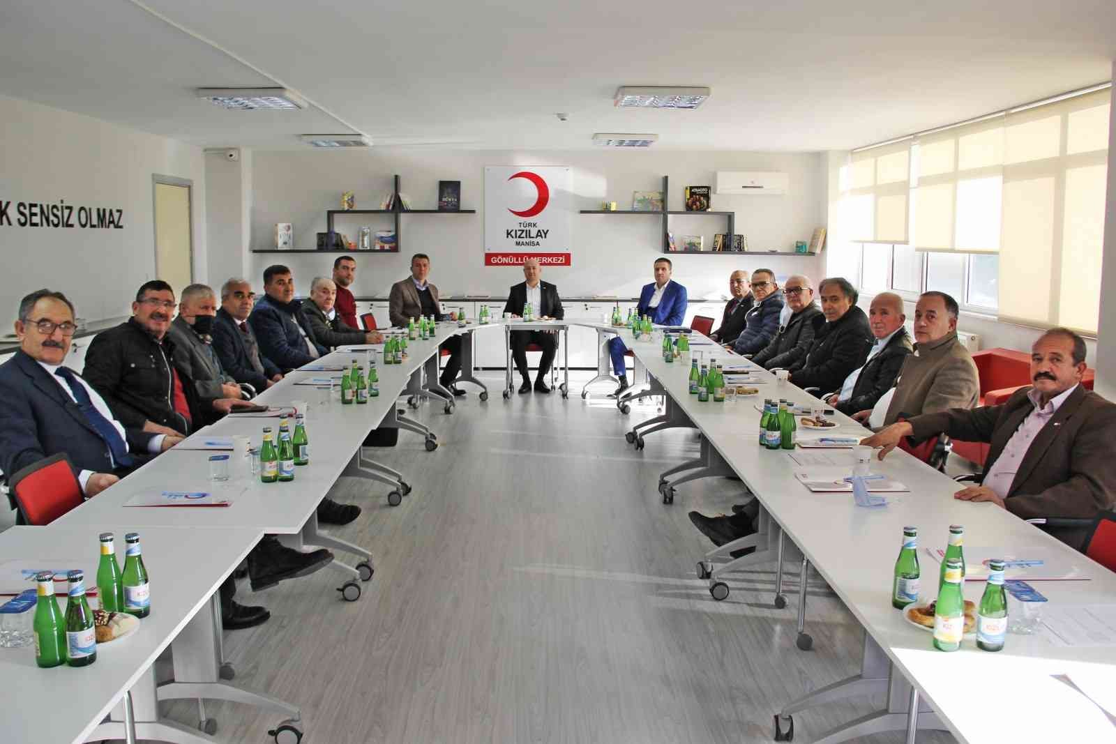 Türk Kızılay Manisa Şubesi’nde il koordinasyon kurulu toplantısı yapıldı #manisa