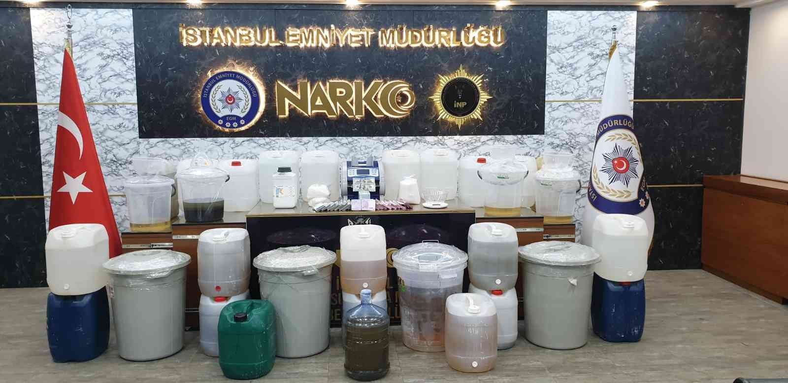 İstanbul’da uyuşturucu operasyonu: Yarım tonun üzerinde metamfetamin ele geçirildi #istanbul