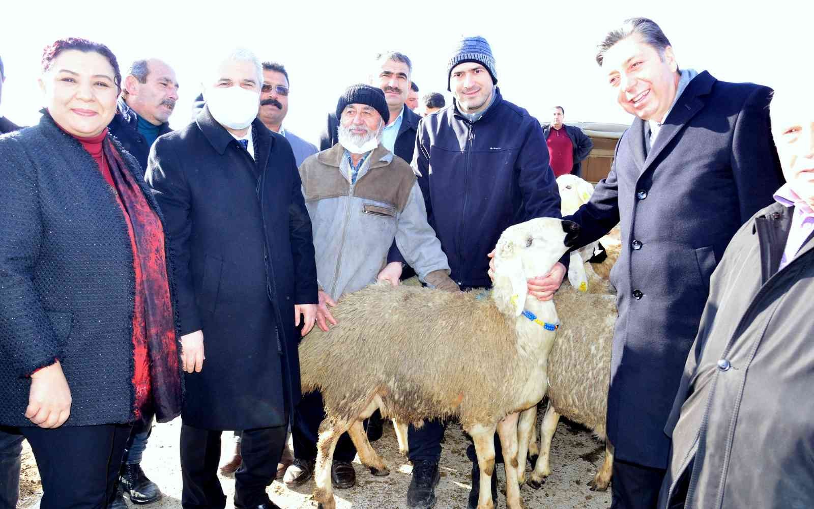 Kırşehir’de çiftçilere hayvan desteği #kirsehir