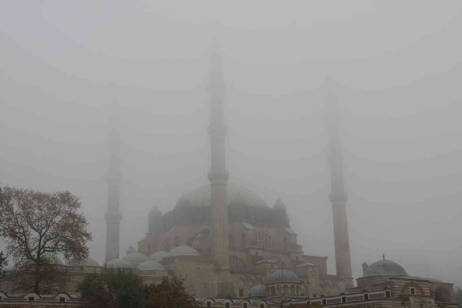 Edirne’de sis etkili oldu #edirne