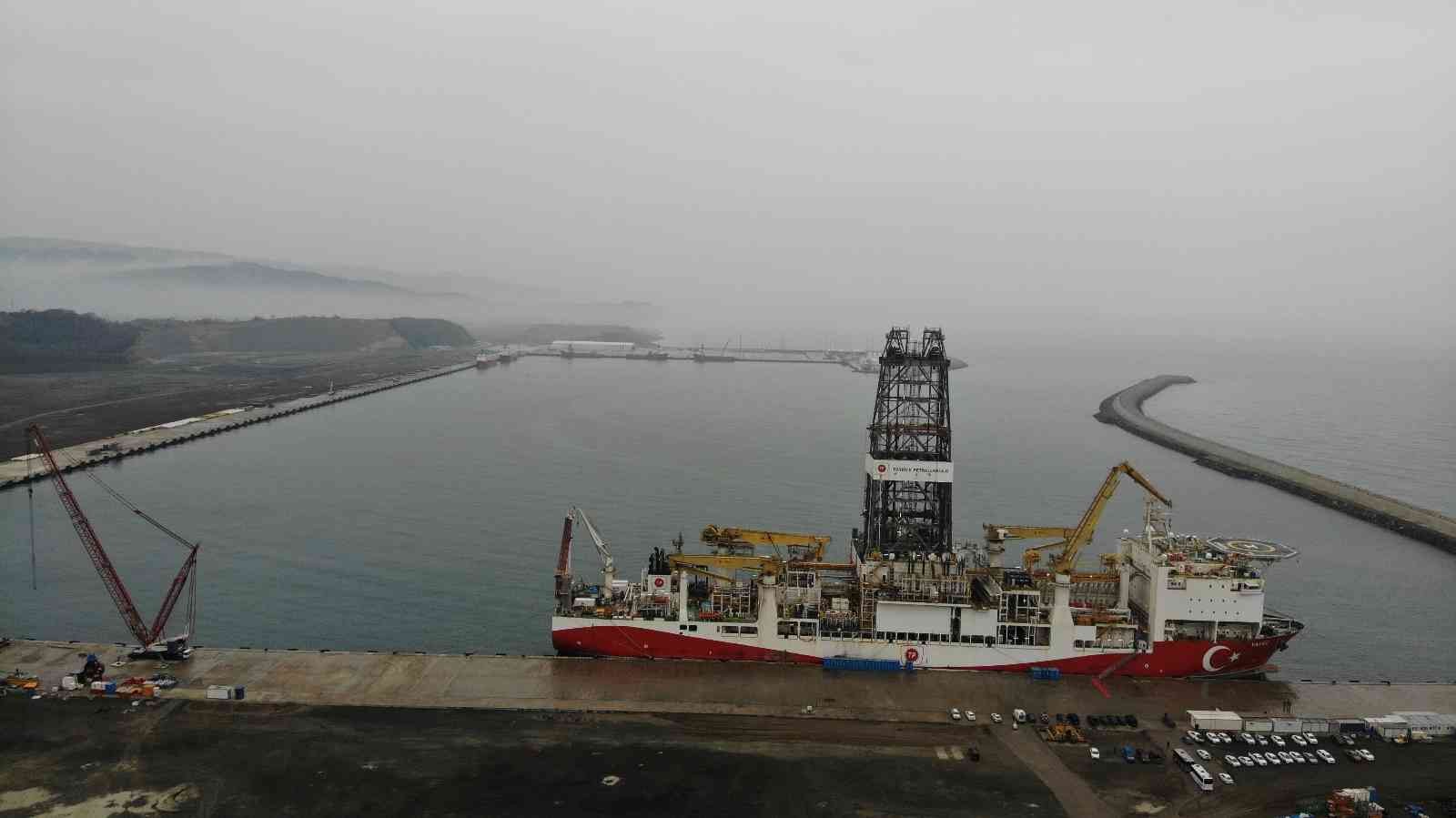 Yavuz Sondaj Gemisi Karadeniz’deki ilk seferine hazırlanıyor #zonguldak