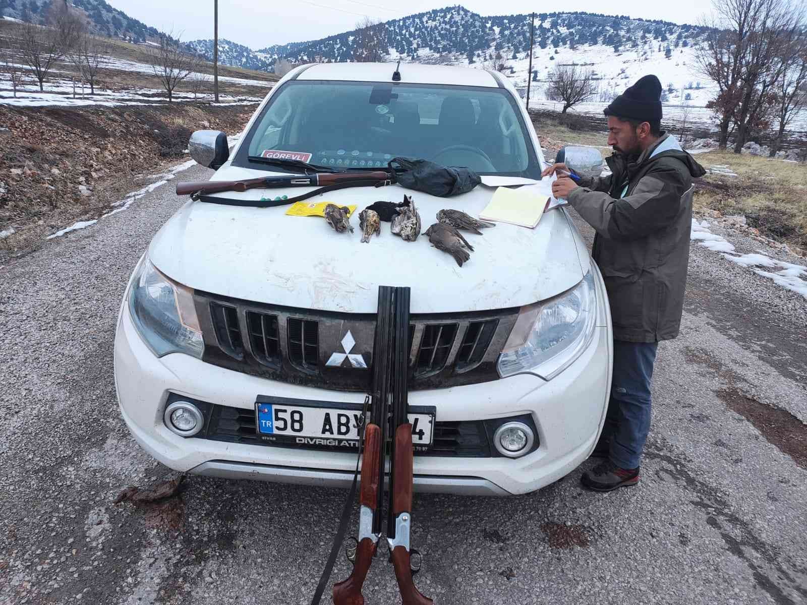 Avlanması yasak olan ardıç kuşunu vuranlara ceza yağdı #kahramanmaras