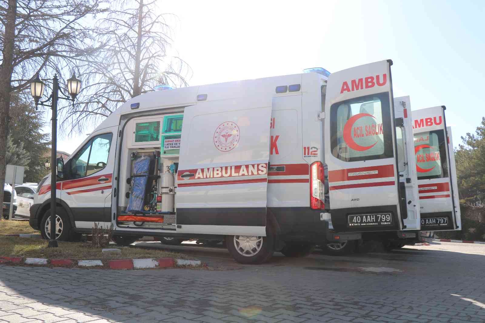 Kırşehir Ambulans Servisi bir yılda 39 bin 885 vakaya müdahale etti #kirsehir