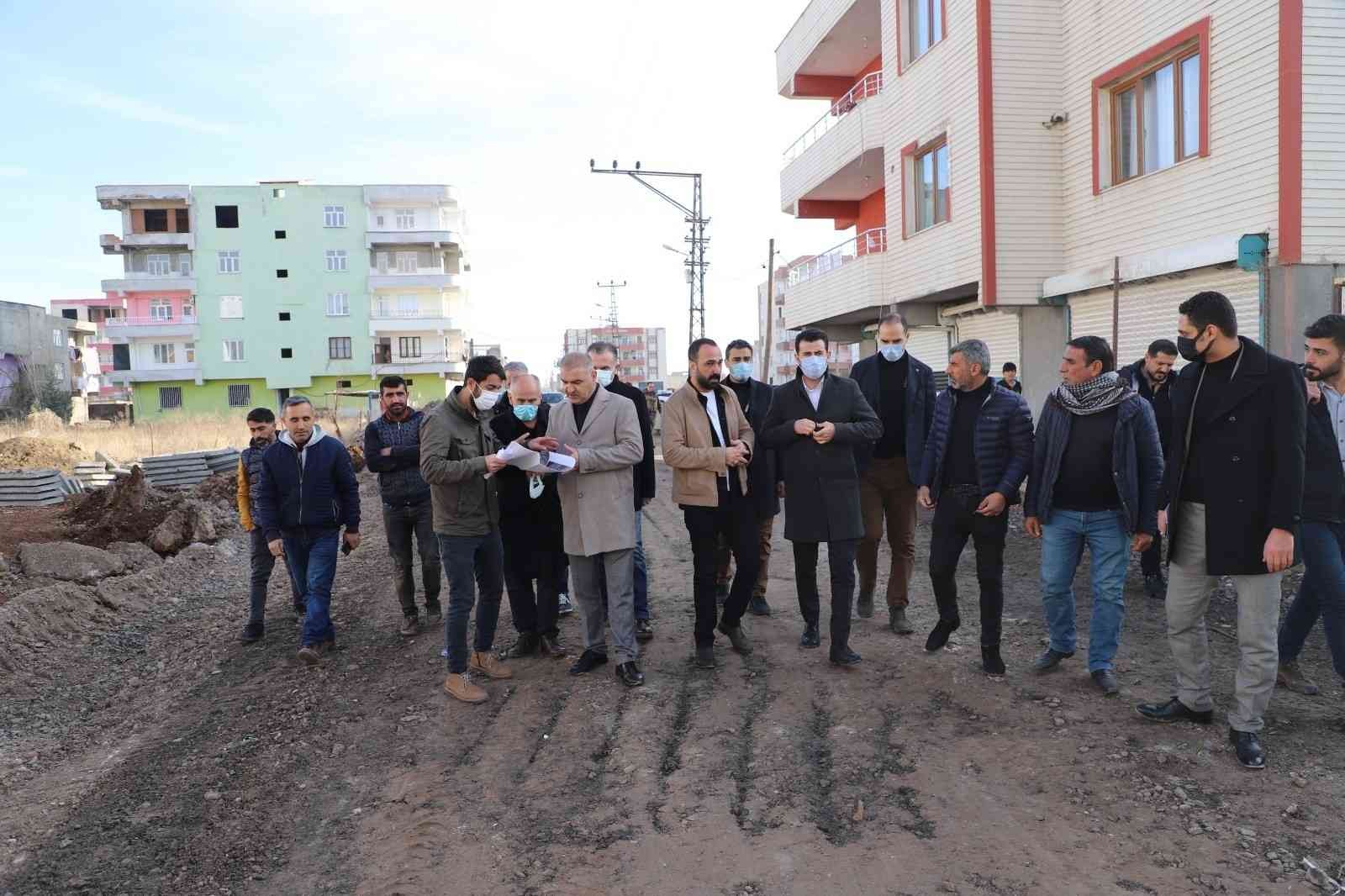 Çelikevler’de şebeke ve kanalizasyon çalışmaları devam ediyor #diyarbakir