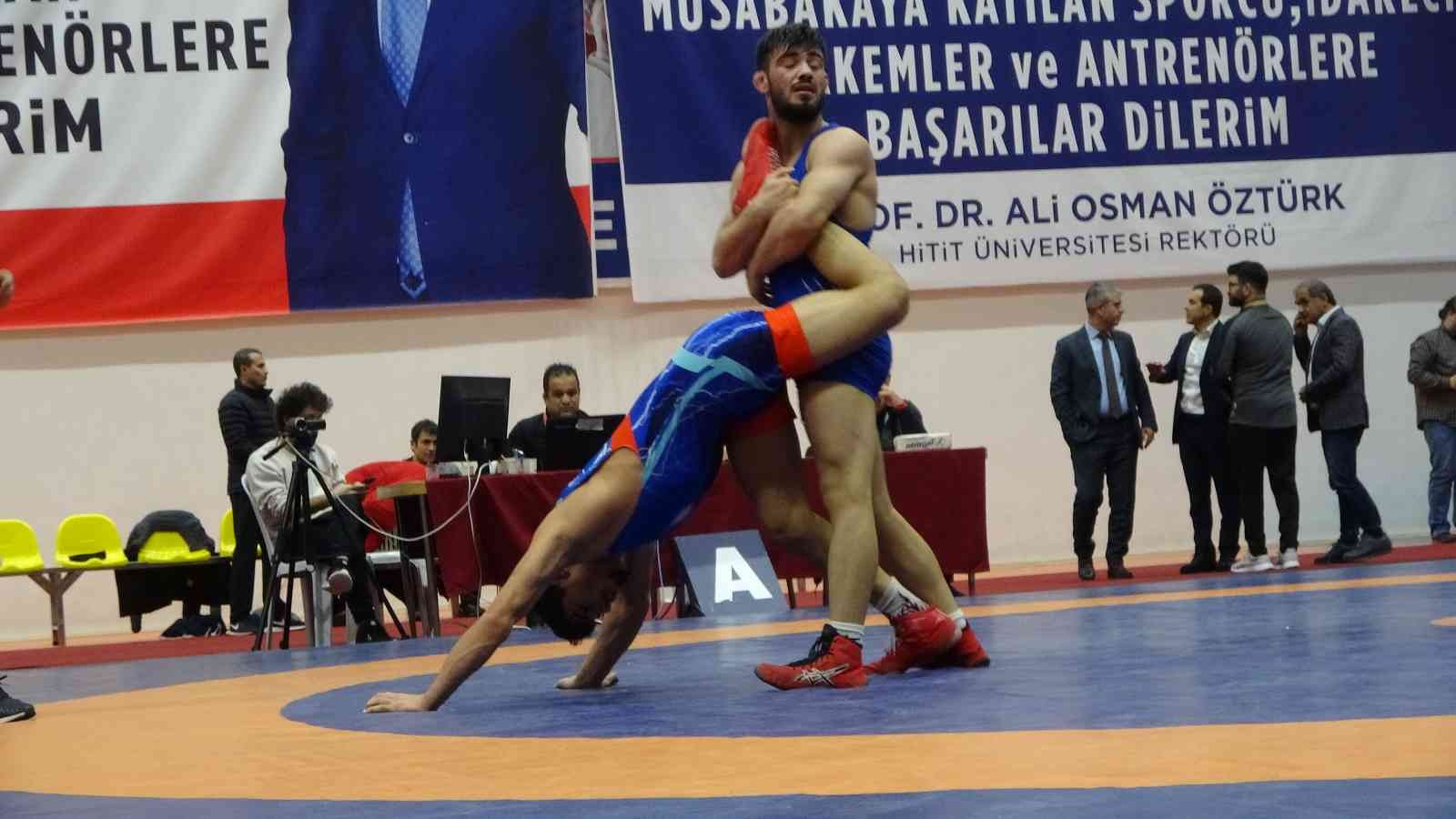 Türkiye U23 Serbest Güreş Şampiyonası başladı #corum