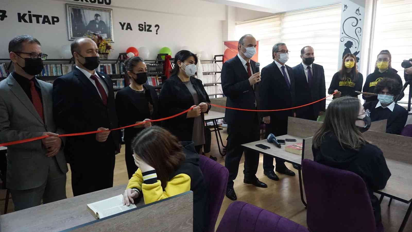 Edirne’de Kütüphanesiz Okul Kalmayacak projesi toplu açılış töreni #edirne