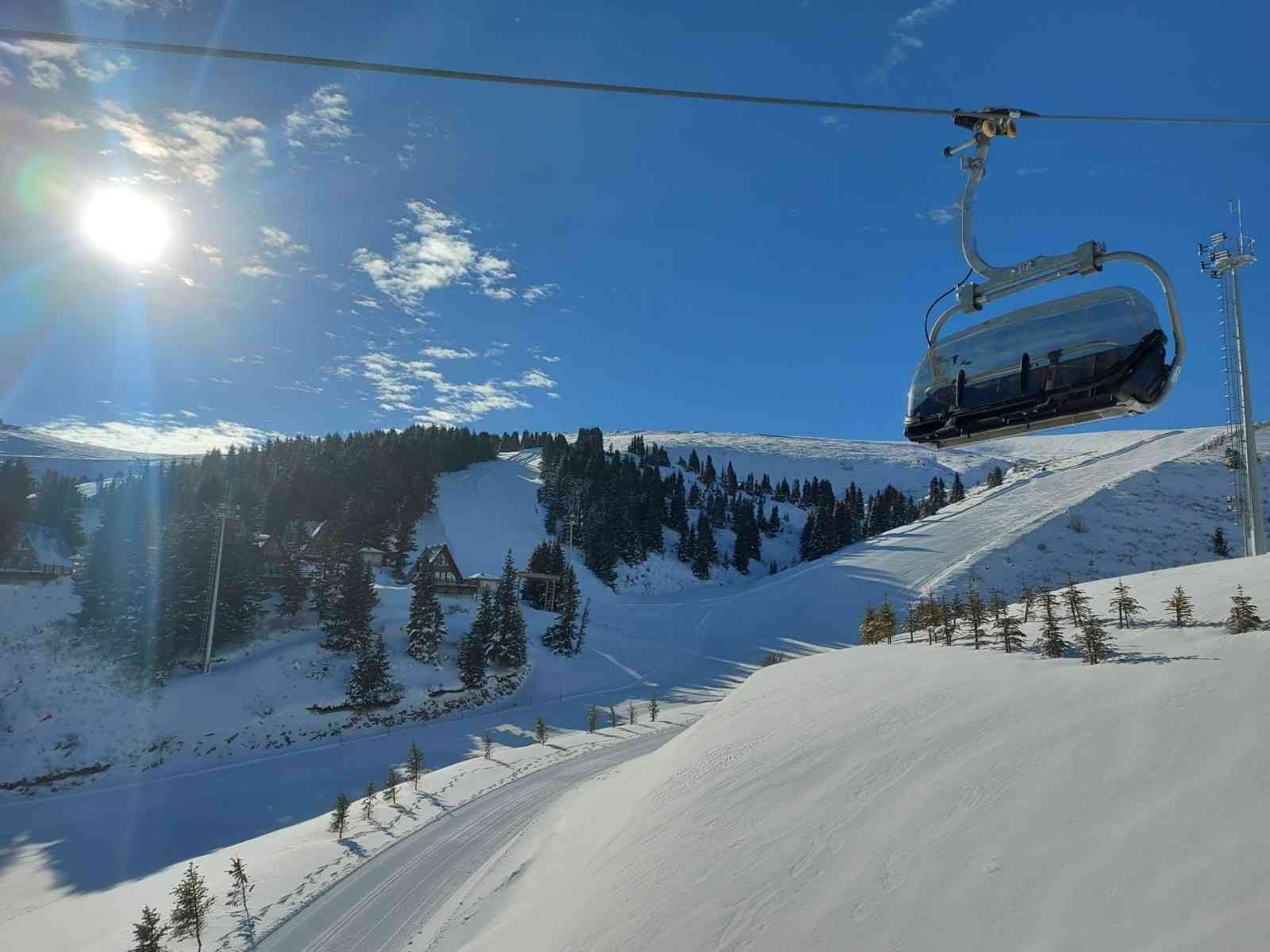 Karadeniz kış turizminin gözde kayak merkezinde sezon başladı #ordu