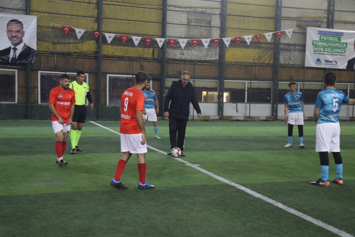 Futbol turnuvasının açılışı gerçekleştirildi #sanliurfa