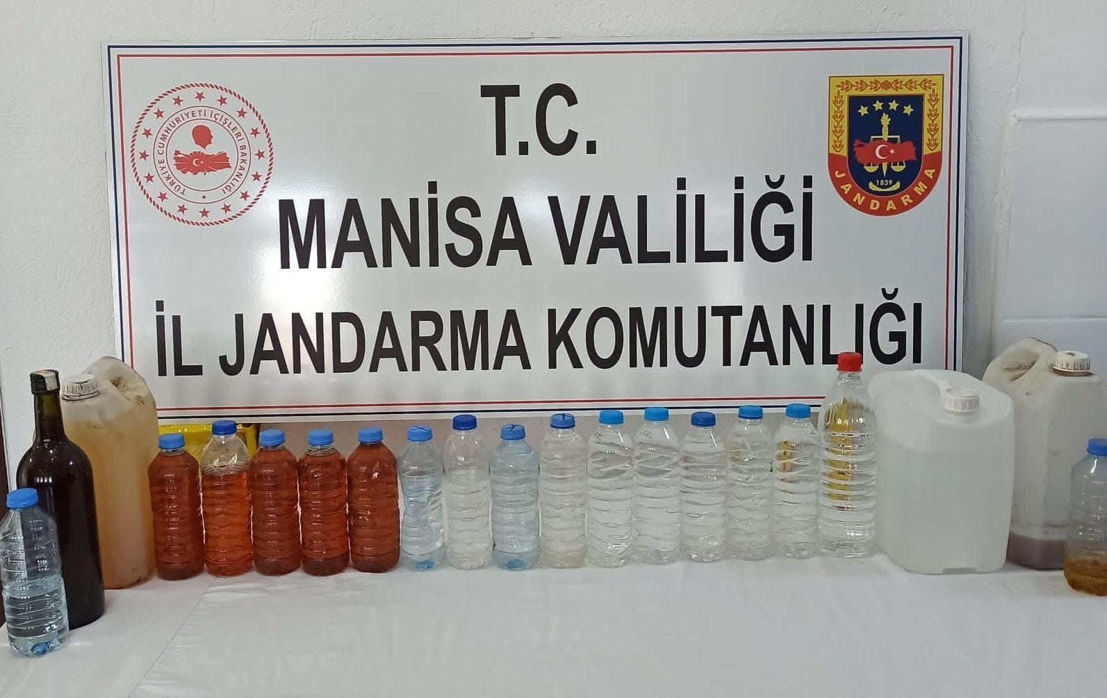 Turgutlu’da sahte içki operasyonu #manisa