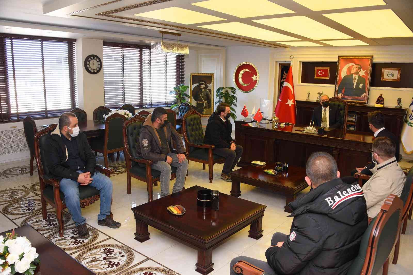 Başkan Bakkalcıoğlu’na Avcılık Kulübünden ziyaret #bilecik