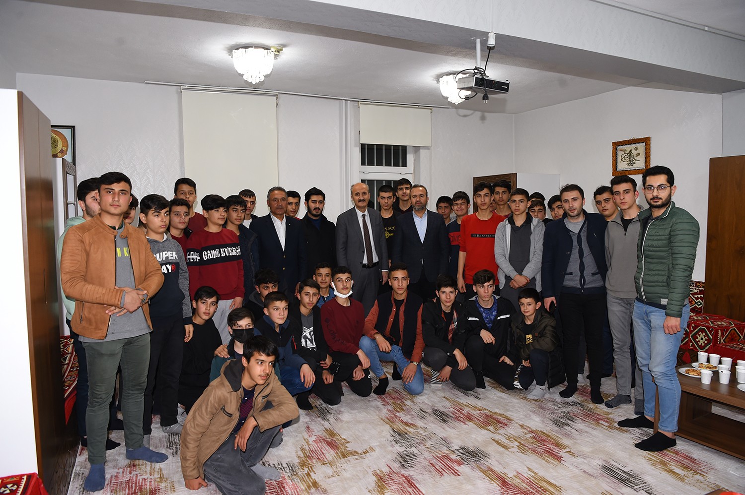 Başkan Okay lise öğrencileri ile bir araya geldi #kahramanmaras