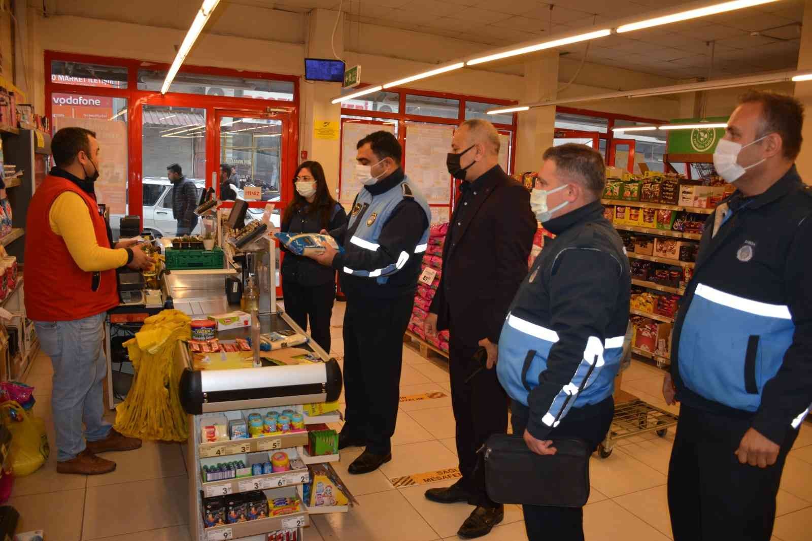 Kırıkhan’da marketler denetlendi #hatay