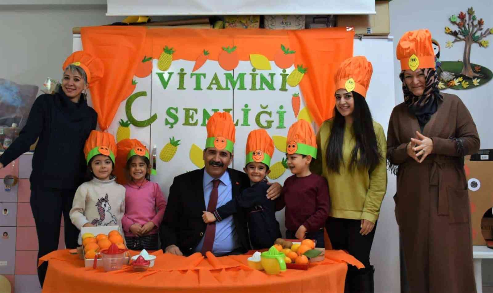 Minik öğrencilere sağlıklı yaşam için “C Vitamini Şenliği #erzincan