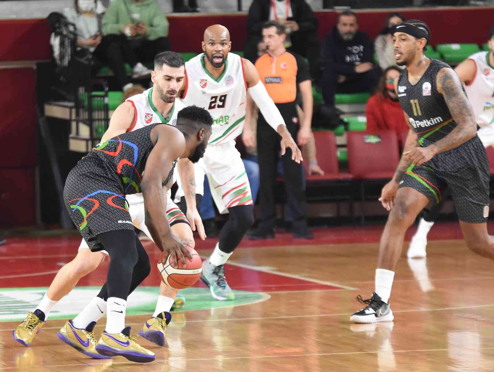 ING Basketbol Süper Ligi: Pınar Karşıyaka: 91 - Aliağa Petkimspor: 79 #izmir