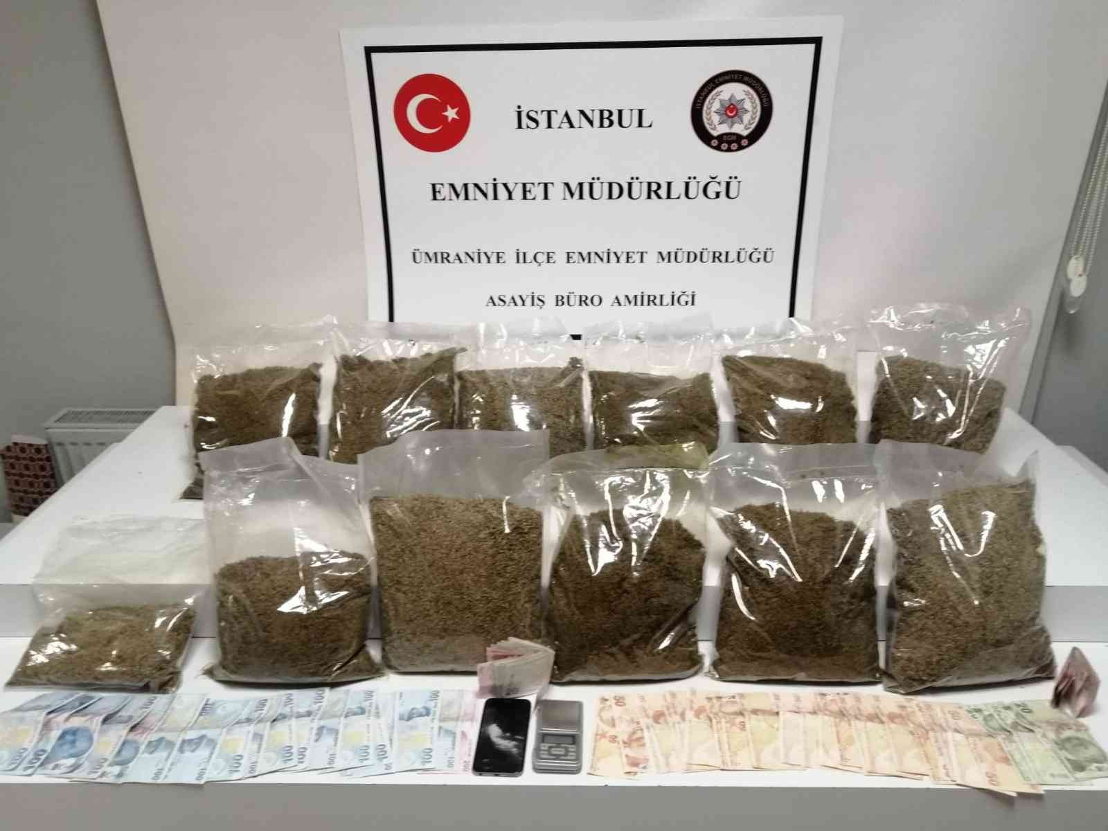 Ümraniye’de uyuşturucu operasyonu: 1 gözaltı #istanbul
