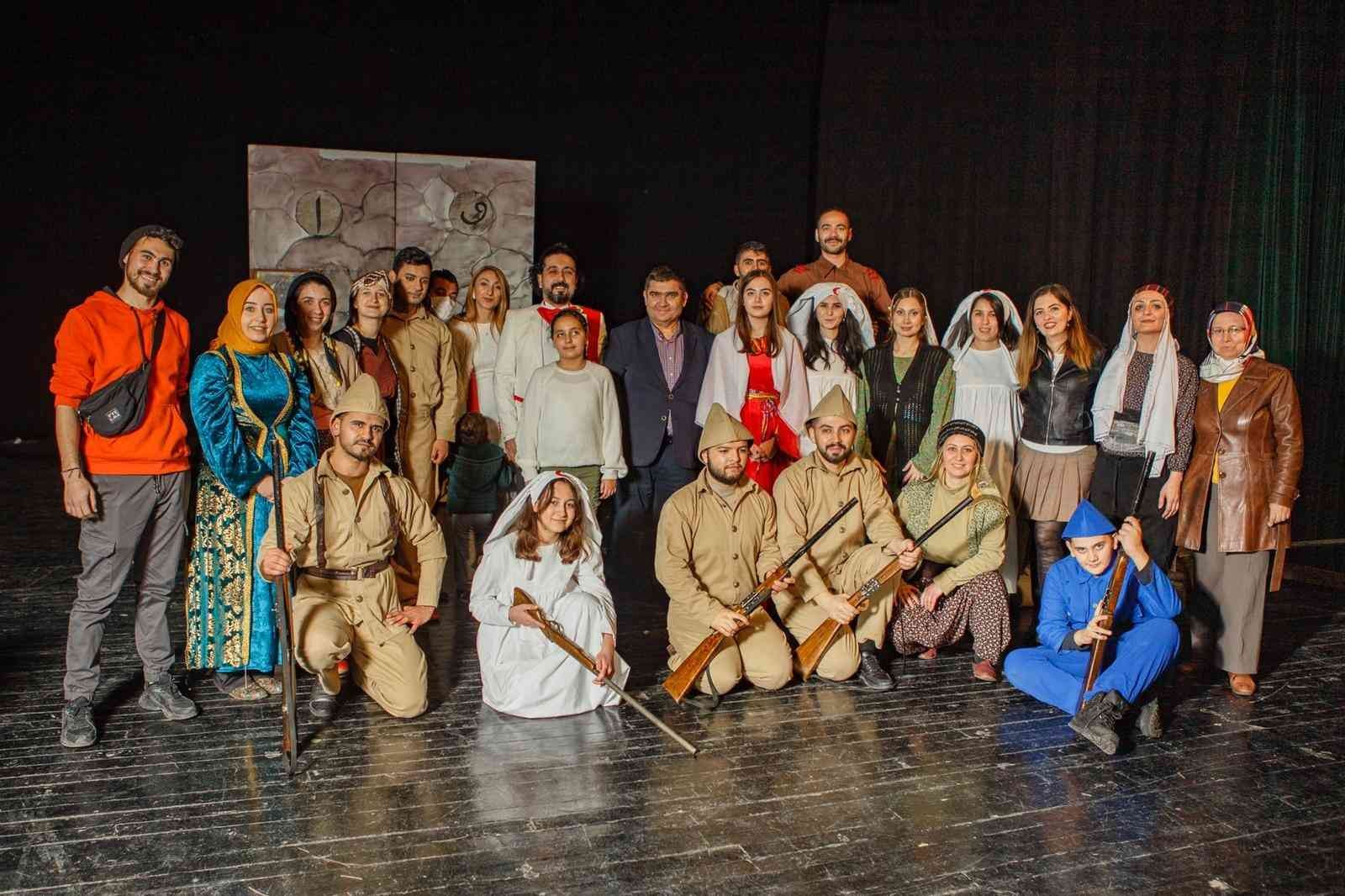 “İşgalden Zafere Osmaniye” tiyatro oyunu sahnelendi #osmaniye