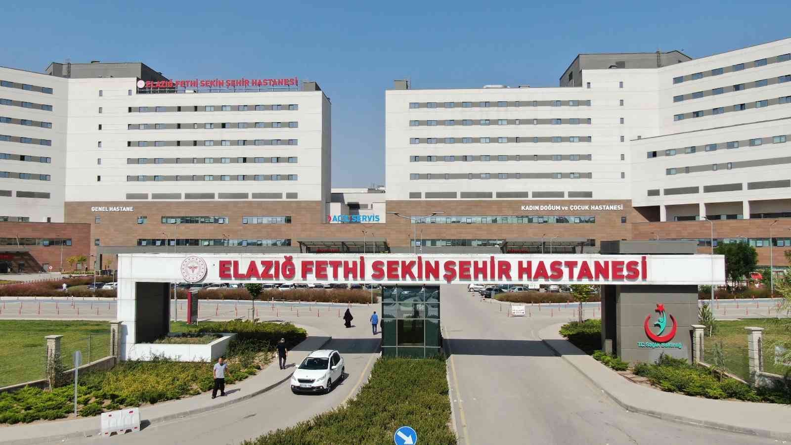 Bölgenin yükselen değeri Fethi Sekin Şehir Hastanesinde, bir yılda 1 milyon 566 bin 51 hasta tedavi edildi #elazig