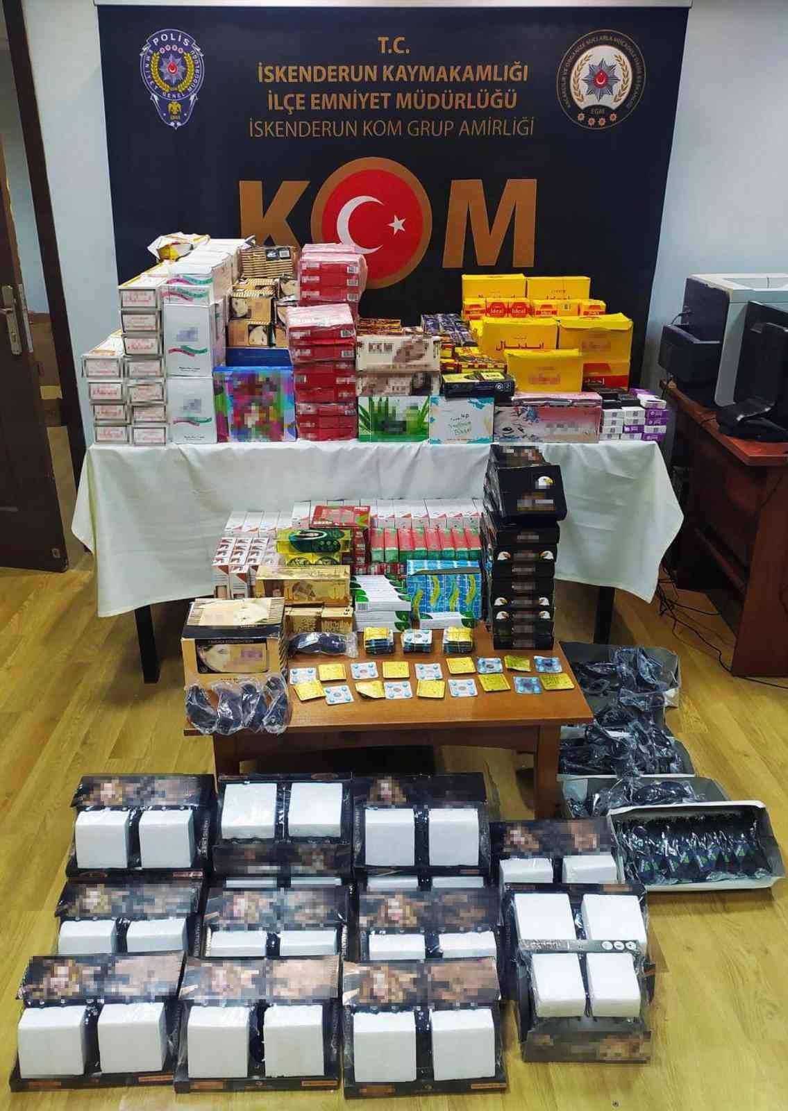 İskenderun’da kaçakçılık operasyonu #hatay