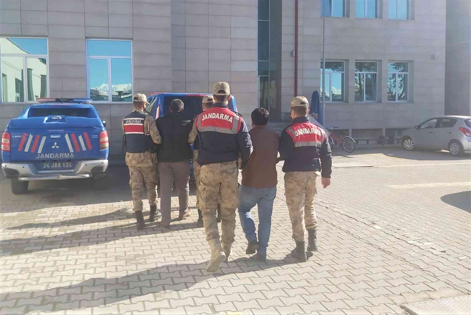 Erzincan’da sulama vanalarını çalan 2 kişi tutuklandı #erzincan
