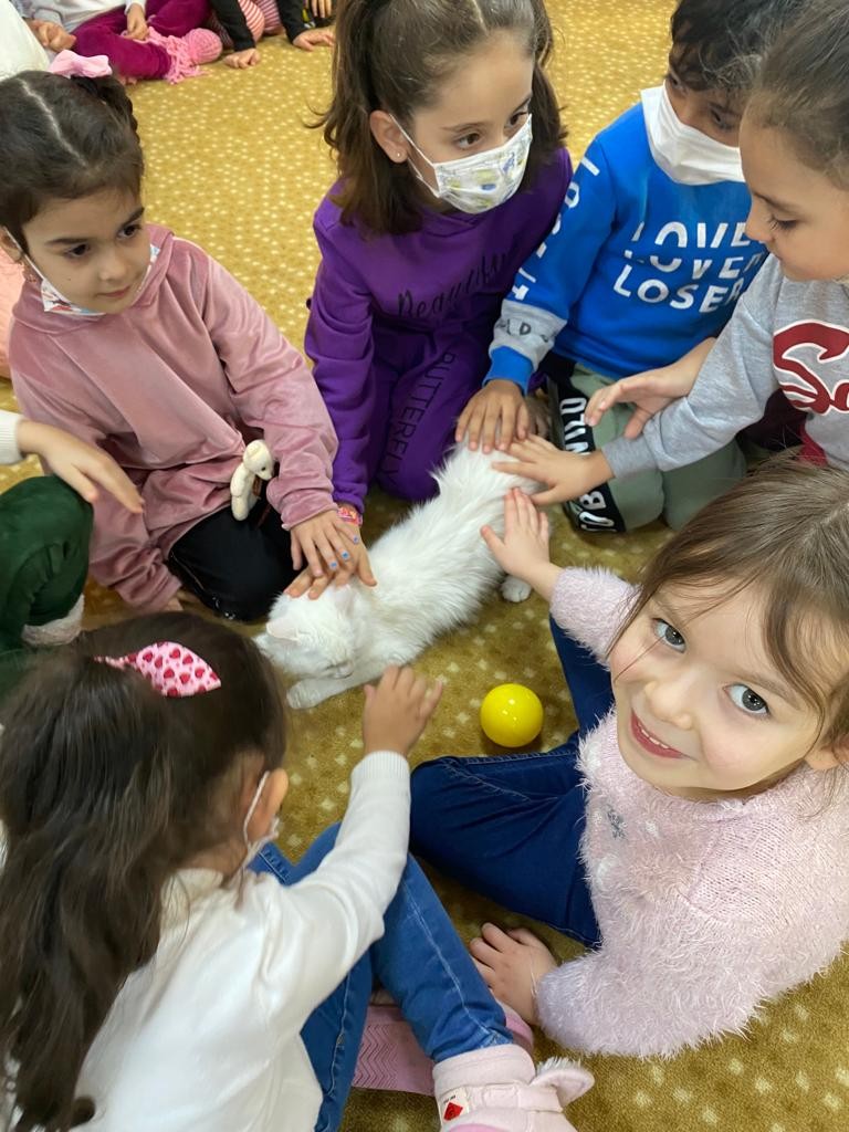 Pursaklar’da çocuklara hayvan sevgisi aşılanıyor #ankara
