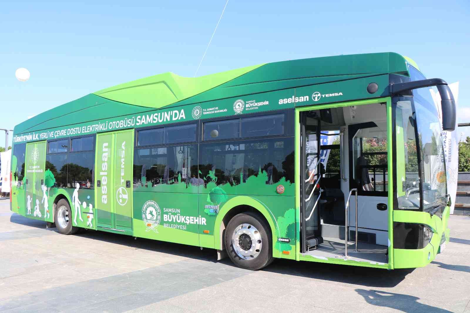 Elektrikli otobüs projesine katılacak belediyeler Samsun’a telif ücreti ödeyecek #samsun
