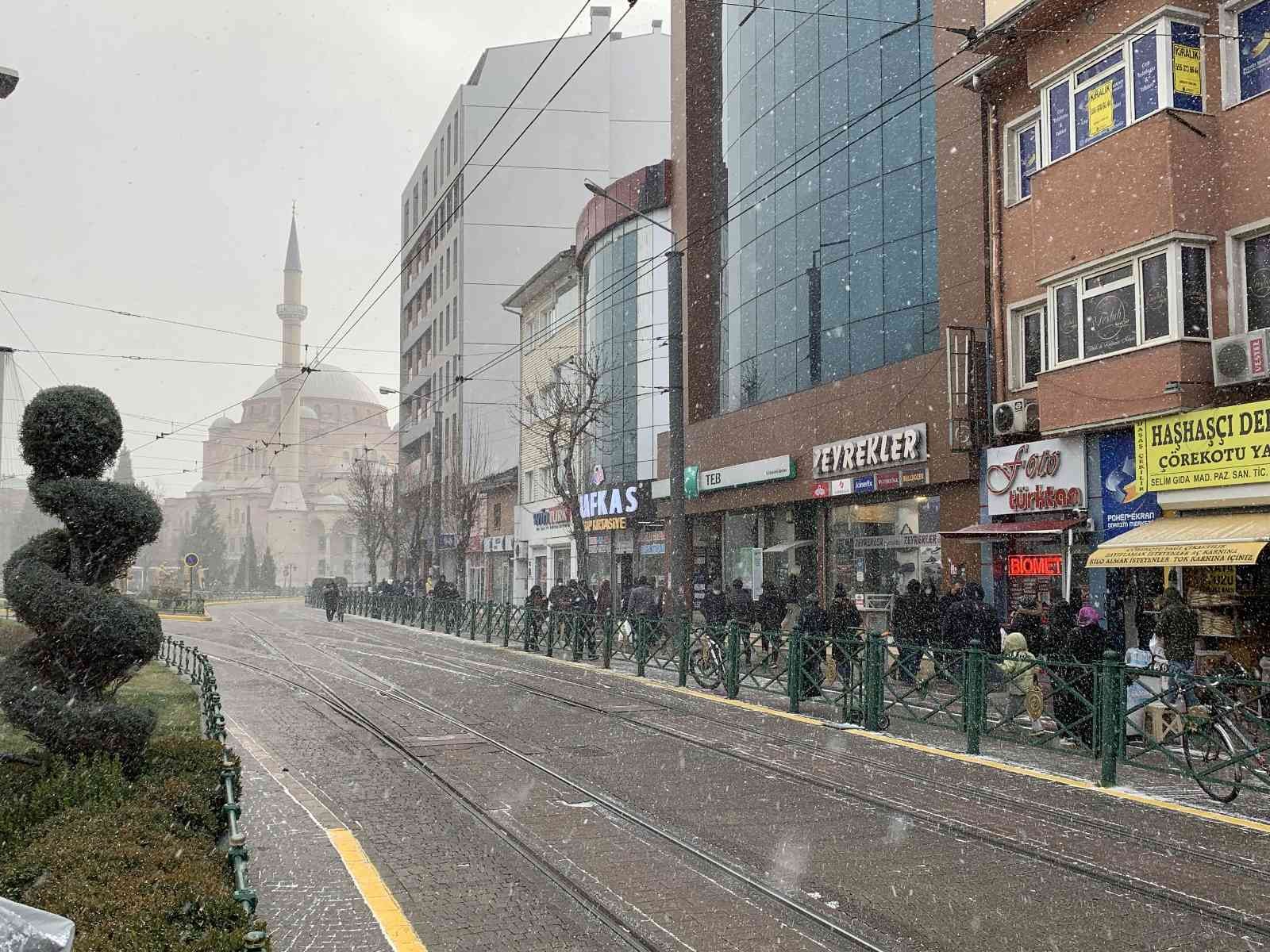 Eskişehir’de kar yağışı başladı #eskisehir