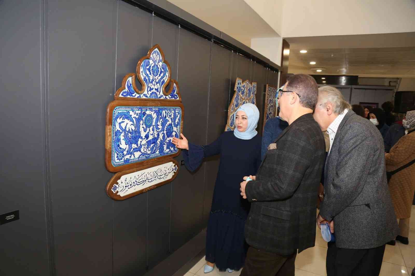Eyüpsultan’da Hengame Çini Sergisi’nin açılışı yapıldı #istanbul