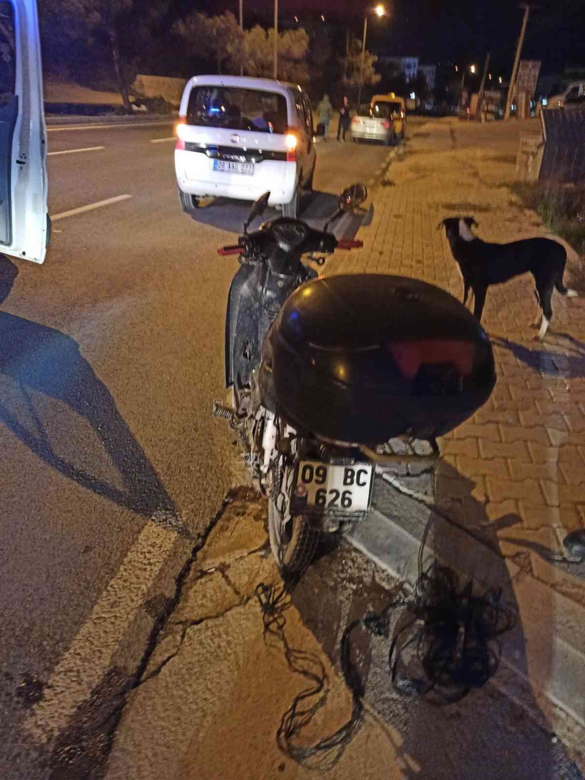 Kuşadası’nda motosiklet kazası: 1 ağır yaralı #aydin